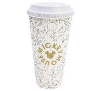 STOR Tazza da Viaggio Topolino 790ml - Bicchiere Riutilizzabile con Coperchio Ermetico, Polipropilene Senza BPA, Perfetto per Bevande Calde e Fredde