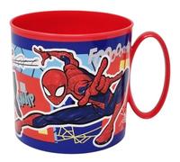 Stor Tazza Marvel Spiderman Spider Gwen Miles Morales Mug in Plastica per Colazione Merende 265ml