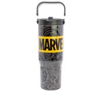 STOR Tazza Termica Avengers 860ml Acciaio Inossidabile con Manico - Tumbler da Viaggio Riutilizzabile per Caffè e Bevande Calde e Fredde