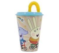 STOR Vaso Canna Easy 430 ML Peppa Pig Kindness Counts, Multicolore, 9 cm