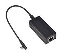 Storage Bag 10/100Mbps Power Over Ethernet a USB C Driver Converter Power Over Ethernet a Tipo C Adattatore di uscita Ricarica a banda larga per telefono Tablet Gigabit PoE Converter
