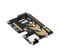 Storage Bag Adattatore PCIe a NVME con Ethernet 1000M 5Gbps ad alta velocità PCIE 16Pin Supporta NVMe 2280/2260/2242/2230 Espansione disco solido