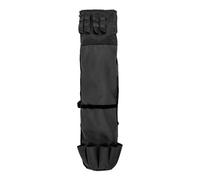Storage Bag Borsa organizer per canne da pesca, grande capacità, multifunzione, pieghevole, custodia da trasporto per 5 canne da pesca, Nero , Taglia unica