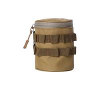 Storage Bag Borsa tattica per bottiglie d'acqua con foro sospeso Sundries bottiglia d'acqua isolamento termico protegge le coperture, cachi, S