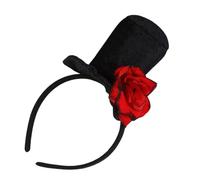 Storage Bag Cappelli da strega di Halloween Fascia per adulti Cappello da mago sanguinante Fascia per capelli Gioco di ruolo Cappello alto Cerchietto per feste Raccolta Accessorio per costume da