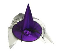 Storage Bag Cappello da strega da mago di Halloween, da donna, uomo, costume di Halloween, per bambini, decorazione per feste di compleanno, baby shower, festival, cosplay