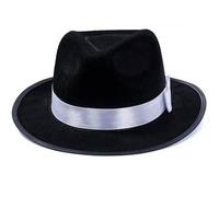 Storage Bag Cappello Panama per adulti Cappello piatto Oktoberfest Round Cap MagicShow Copricapo Accessori per feste in maschera Gioco di ruolo Cappello Fedora Cappello Cosplay Accessori per Costume