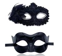 Storage Bag Coppia in maschera costume di Halloween Mardi Gras Cosplay Party Ball Wedding Party Lace Cosplay