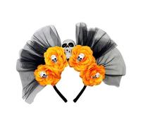 Storage Bag Corona di fiori fascia Halloween Cincos des Mayoes Party Costume scheletro floreale copricapo Day Of The Deads copricapo Halloween Dia De Los Muerto Party Costume