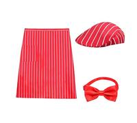 Storage Bag Costume da cameriere per adulti anni '50, hot dog, bibite, , film, notte, cameriera, cosplay, per feste in circo, Halloween, Halloween, cosplay