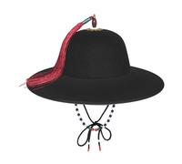 Storage Bag Elegante cappello storico unico patrimonio cinese cappello antico grande rotondo per rievocazioni storiche e feste a tema Exquisiti
