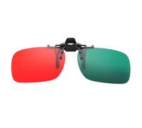 Storage Bag Facile Da Usare E Verde Clip On Lens Per Bambini Vestito Per La Correzione Debolezza Del Colore Semplificare Accessorio di Formazione Occhiali di Colore Adulto Occhiali Verdi Uomini di