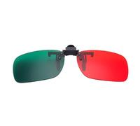 Storage Bag Facile Da Usare E Verde Clip On Lens Per Bambini Vestito Per La Correzione Debolezza Del Colore Semplificare Accessorio di Formazione Occhiali di Colore Adulto Occhiali Verdi Uomini di