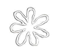 Storage Bag Fashion Hollow Flower Pendant Jewelry Making Irregular Flower Bead orecchino ciondola pendente fascino bomboniera, Misura unica, come descritto, come descritto