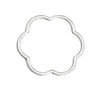 Storage Bag Fashion Hollow Flower Pendant Jewelry Making Irregular Flower Bead orecchino ciondola pendente fascino bomboniera, Misura unica, come descritto, come descritto