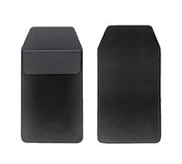 Storage Bag Portapenne in pelle retrò con portapenne portatile per custodia 7,6 x 15,2 cm, regalo per donne d'affari, uomini e donne, custodia in pelle G, custodia grande per notebook, Nero