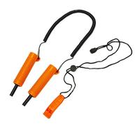 Storage Bag Set di plettri retrattili in acciaio inossidabile per pesca sul ghiaccio Ice Pick Gear Spikes Non-Grip con fischietti pattinaggio a piedi sul ghiaccio