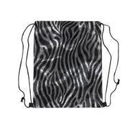 Storage Bag Zebra Unisexe Drawstring Bag Resistente Borse da Viaggio per Basket Nager Scuola