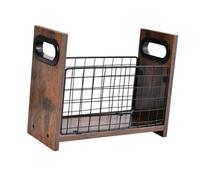 Storage Basket Wood Organizer per le lettere libri di