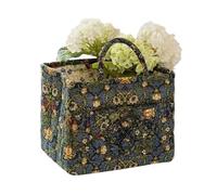 Storage Baskets for Organizing | Foldable Large Capacity Organizer with Handle,Floral Storage Basket Clothes Hamper - for Bedroom Apartment Dorm Hotel Picnic Camping Shopping