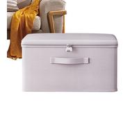 Storage Bins Fabric - Large Capacity Dustproof Organizer for Clothes | Foldable Washable Fabric Box with Reinforced Handles Collapsibled Closet Container for Bedroom Bathroom Nursery Dorm Toys Blanket