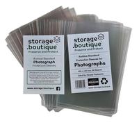 storage.boutique Custodie protettive per fotografie, standard di archiviazione, senza acidi, formato cartolina, 150 x 100 mm, 50 pezzi