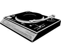 Storage Box for Technics Turntable - Decorative Music Theme Container