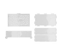 Storage Box Resin Mold Hollow DIY Patterned Flip Lid Organizer Silicone Craft for Home Office Desk