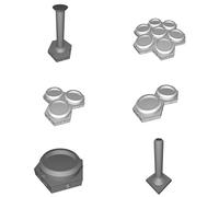Storage Case for 28mm Miniatures - Stackable Magnetic Display for Wargaming