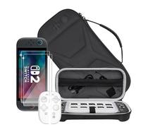 Storage Case for NS Switch 2 for (2025) Case Cover,Protection Travel Case Handbag for NS Switch 2 2025 8" Bag Accessories?Handbag with 2 Pack Tempered Films and a Transparent Silicone Handle 3 in 1