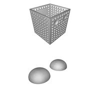 Storage Container with Suction Cup Mount for Smooth Surfaces Universal Design