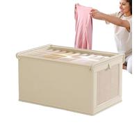 Storage Containers For Clothes - Folding Quilt Cover Organizer, Closet Storage Container Multifunctional, Breathable Fabric Material | Box For Sweaters Jeans Towels Shirts Bedroom Dormitory Home