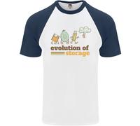 Storage Evolution Retro HD Drive USB Stick Maglietta Da Baseball S/S Per Uomo