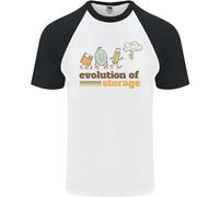 Storage Evolution Retro HD Drive USB Stick Maglietta Da Baseball S/S Per Uomo