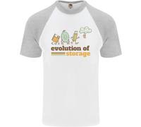 Storage Evolution Retro HD Drive USB Stick Maglietta Da Baseball S/S Per Uomo