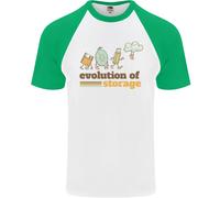 Storage Evolution Retro HD Drive USB Stick Maglietta Da Baseball S/S Per Uomo