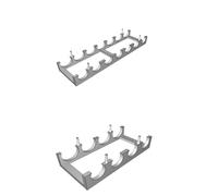 Storage Rack for 2oz Paint Bottles - 7-Bottle Stackable Organizer