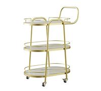 Storage Rack On Wheels 3 Tier Dining Car Trolley with Wheels Mobile Hotel Restaurant Cake Delivery Car Iron Home Kitchen Storage Cart Rolling Storage Rack Bathroom