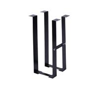 Storage Supporto for PC Tower sotto la scrivania, supporto for CPU regolabile in larghezza, staffa host for PC in acciaio, carico massimo 25 kg, bianco/nero holder(Nero)