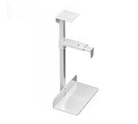 Storage Supporto universale for PC, supporto for CPU sotto la scrivania e a parete, supporto for PC tower regolabile in acciaio holder(Bianco)