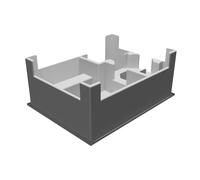 Storage Tray for Mage Knight Board Game - Figure Protection Insert