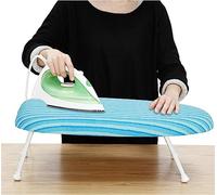 STORAGEIDEAS Asse da stiro da tavolo piccola con gambe pieghevoli, 61 x 35,6 cm, asse da stiro portatile con piano di lavoro extra largo, mini asse da stiro per cucito, stanza artigianale, dormitorio,