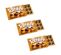 Storck® | Toffifee® Cioccolatini Nocciole Intere Ricoperte Caramello con Crema Nocciole e Cioccolato | Nocciole Ricoperte Cioccolato - 3 x 125 Gr