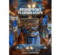 Store Front Florida State 2025: 18 Months of Vibrant Florida July 2024 to December 2025 Organize with a Large-Sized Highlighting Unique Florida Store Fronts Ideal Gifts