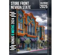 Store Front Nevada State 2025: 18 Months of Silver State Treasures July 2024 to December 2025 Organize with a Large-Sized Highlighting Unique Shop Fronts Across Nevada Ideal Gifts