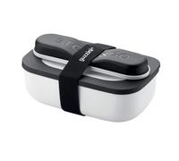 STORE ON THE GO SET LUNCH BOX MODERNO CON POSATE DA VIAGGIO 20X12 CM