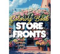 Storefront coloring book: 50 Unique Pages Kids & Adult coloring book, Japanese coloring book