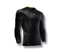 Storelli BodyShield Sottomaglia da Portiere 3/4, Sottomaglia Aderente, Alta Protezione dal Manto Erboso, Leggera e Resistente ai Raggi UV, Traspirante, Taglio Adulto e Bambino | Nero | Extra Large