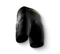 Storelli BodyShield Sottopantaloncini Unisex, Sottopantaloncini ad Alta Protezione dagli Impatti, Traspiranti e Resistenti ai Raggi UV per Calcio e Sport Pesanti | Nero | Youth Medium