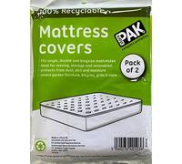 StorePAK 2PK - Coprimaterasso King Size per lo spostamento, lo stoccaggio o il trasporto, custodia protettiva per materasso, resistente, riutilizzabile, impermeabile, anti-polvere
